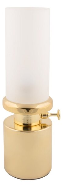Lampada da tavolo dimmerabile a LED in oro con paralume in metallo/con paralume in vetro (altezza 29,5 cm) Camp - Leitmotiv
