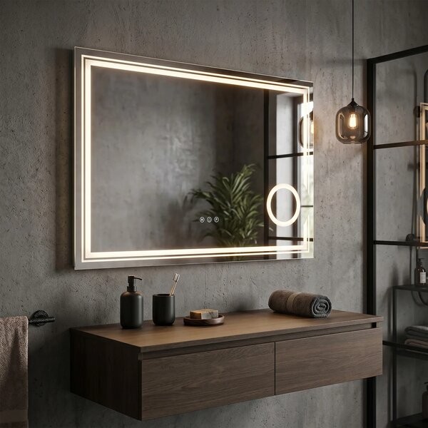 Specchio LED 80x60cm HAVEN