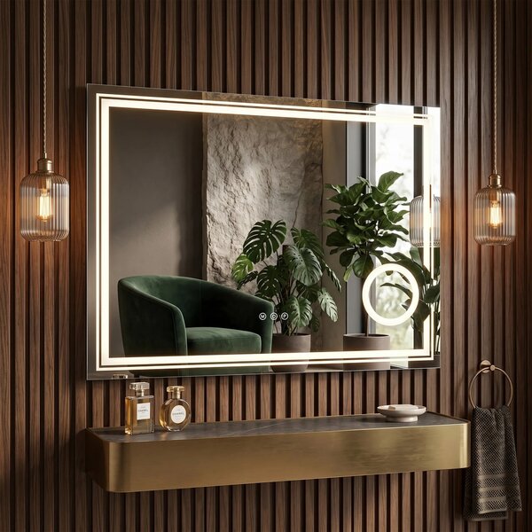 Specchio LED 80x60cm HAVEN