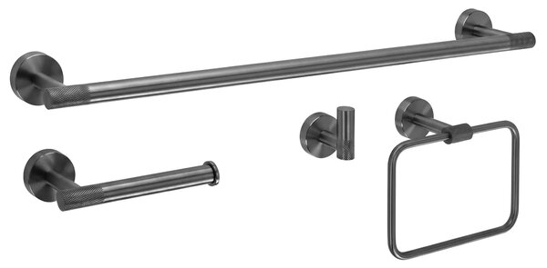Set accessori da bagno GRID Titan 4 pezzi