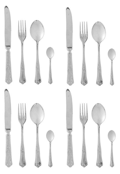 Posate argentate in acciaio inox 16 pz Tilly – Bloomingville