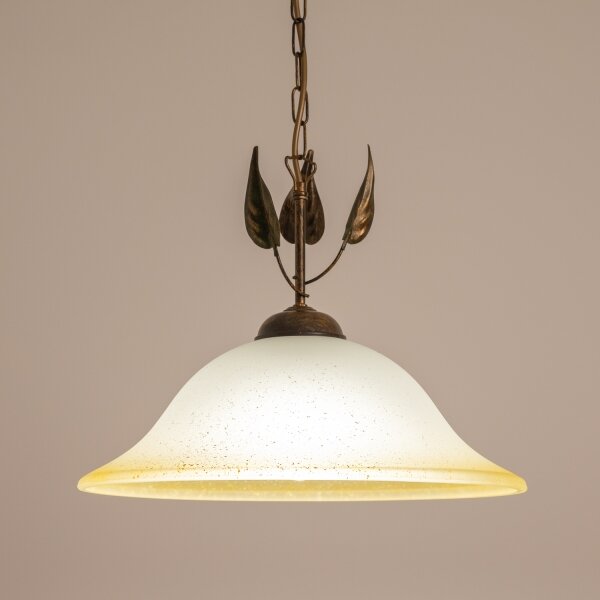 ONLI - Lampadario a sospensione con catena MIRA 1xE27/22W/230V diametro 40 cm