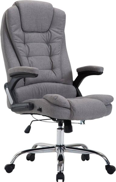 Sedia da ufficio XL - Sedia da ufficio ergonomica - Massimo comfort e sostegno | Colore: Grigio