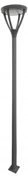 Lampione da strada/da giardino 318 cm LED 45W grigio scuro IP65 SU-MA Mars MLS-LB-22A