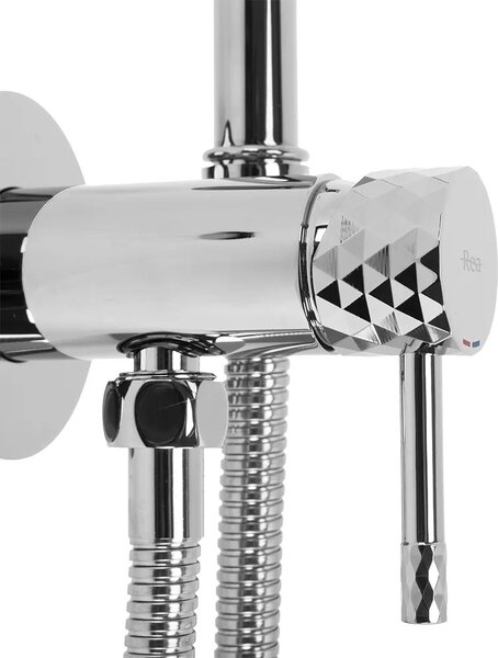 Rubinetto bidet Rea Lungo Loop Diamond Chrome