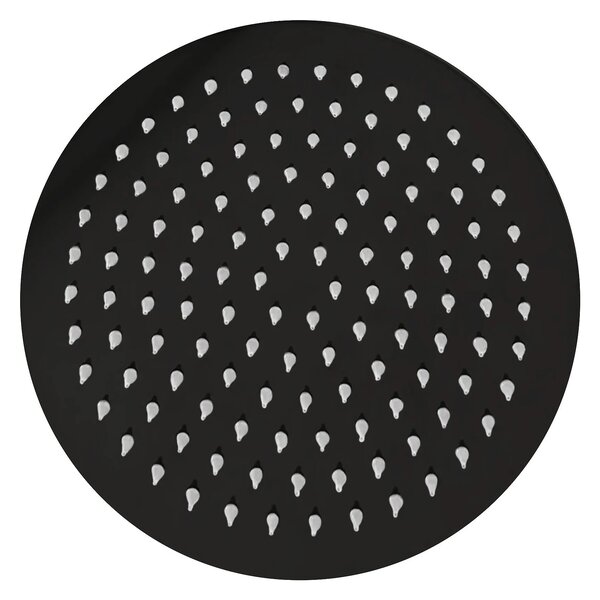 Soffione doccia Rea Black Matt 25cm