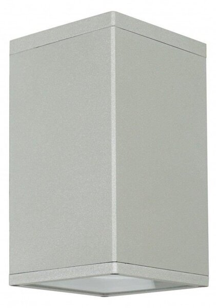 Lampada da soffitto spot esterna 21x12 cm 1xE27 argento IP54 SU-MA 8003 AL