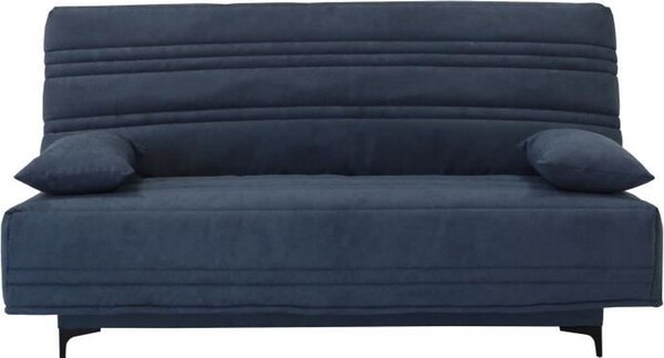 Divano letto 3 posti - Tessuto blu - 199 x 96 x 103 cm - Modello KRISTEN