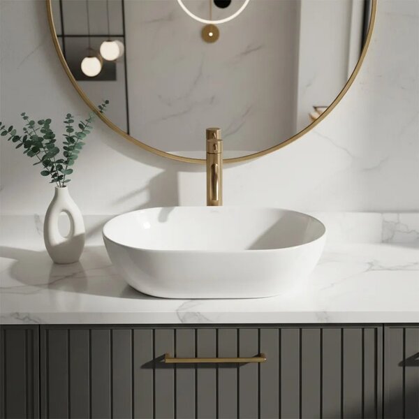 Lavabo da appoggio Rea Amelia 45