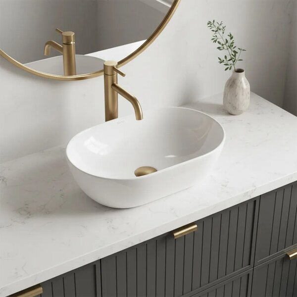 Lavabo da appoggio Rea Amelia 45