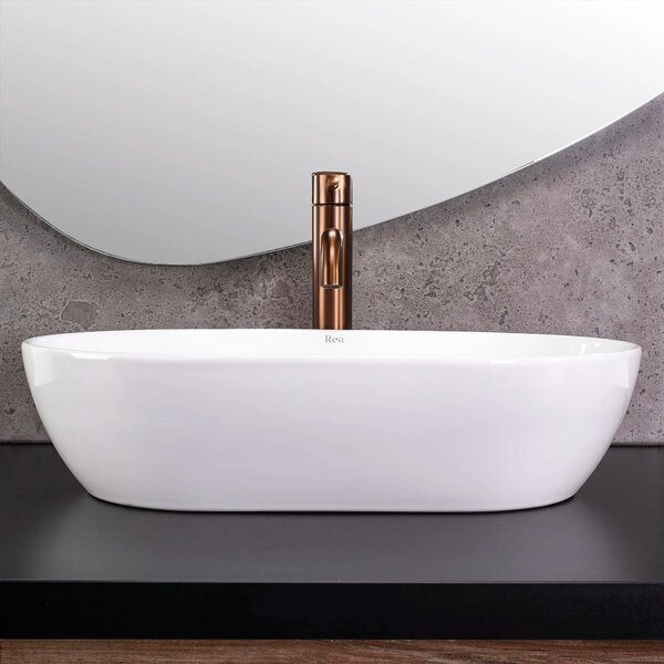 Lavabo da appoggio Rea Amelia 52