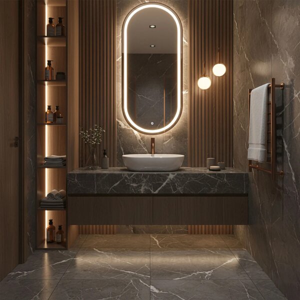 Lavabo da appoggio Rea Amelia 52