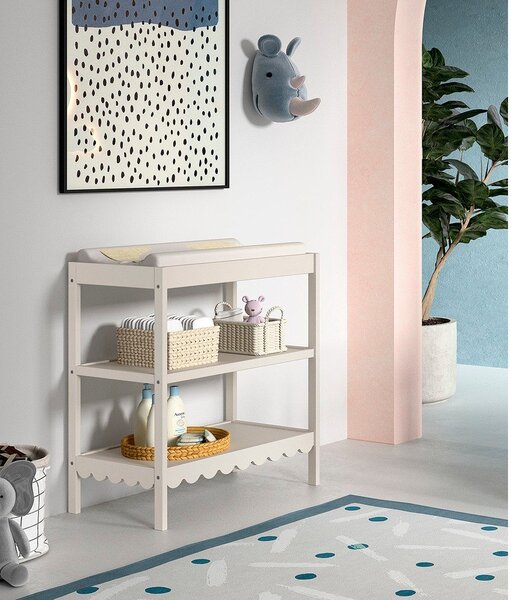 Fasciatoio beige con fasciatoio Swingo – Vipack