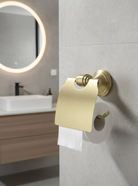 Portarotolo carta igienica 1608 Aristo Brushed Gold