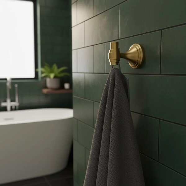 Appendiabiti da bagno 1609 Aristo Brushed Gold