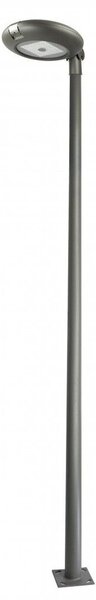 Lampione 290 cm lampada da parco LED 50W grigio scuro IP65 SU-MA TN-2900