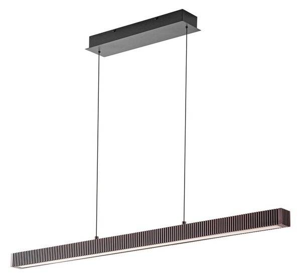 Lampada a sospensione Lucande, Emara, dimmerabile, Legno, Sala da pranzo, Legno, Design