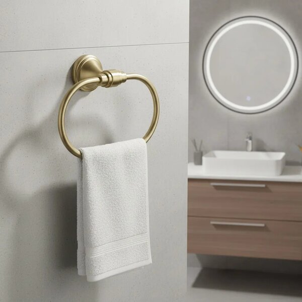 Appendiabiti da bagno RING 1607 Aristo Brushed Gold