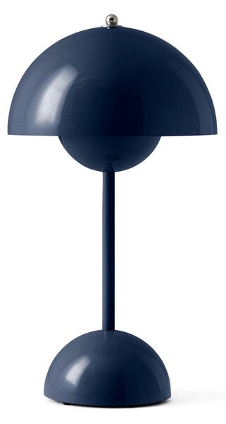 Lampade da tavolo &Tradition, Flowerpot VP9, dimmerabile, Blu, Soggiorno, Plastica, Design
