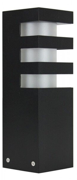Paletto da giardino 25 cm 1xE27 nero IP54 SU-MA RADO RADO 3 BL
