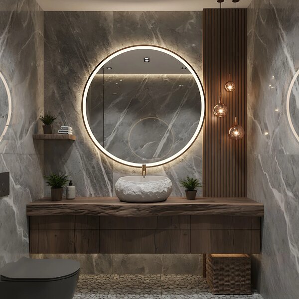 Lavabo da appoggio Rea Mika Beige