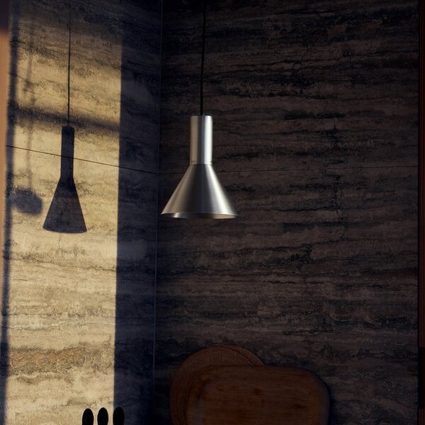 Lampada a sospensione FRANDSEN, Lyss, dimmerabile, Metallizzato, Soggiorno, Alluminio, Design