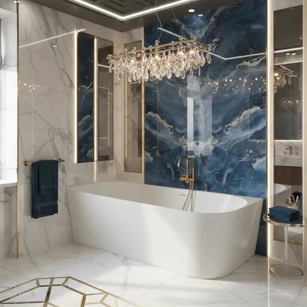 Vasca da bagno angolare in acrilico Bellanto Slim 170 Sinistra