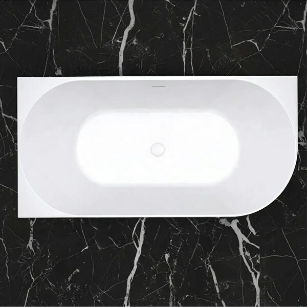 Vasca da bagno angolare in acrilico Bellanto Slim 170 Sinistra