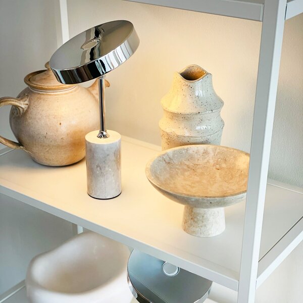 Lampade da tavolo Dyberg Larsen, Starlight, dimmerabile, Metallizzato, Soggiorno, Metallo, Design
