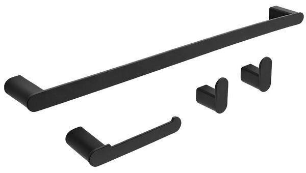 Set accessori da bagno Mati Black 4 pezzi