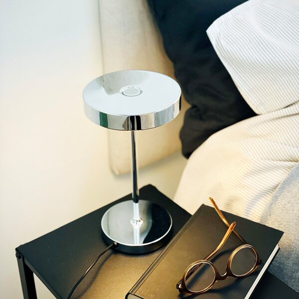 Lampade da tavolo Dyberg Larsen, Starlight, dimmerabile, Metallizzato, Soggiorno, Metallo, Design