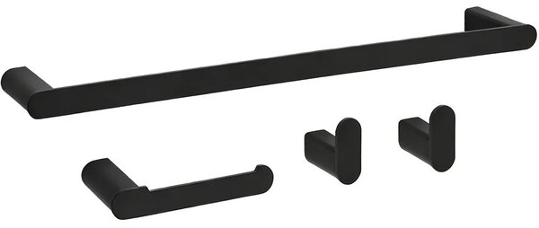 Set accessori da bagno Mati Black 4 pezzi