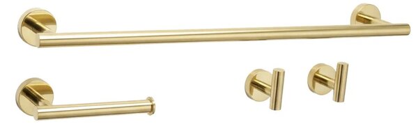 Set accessori da bagno Ari Gold 4 pezzi