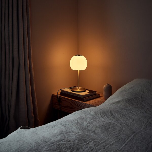Lampade da tavolo FRANDSEN, Ball Glass, Beige, Soggiorno, Vetro, Design