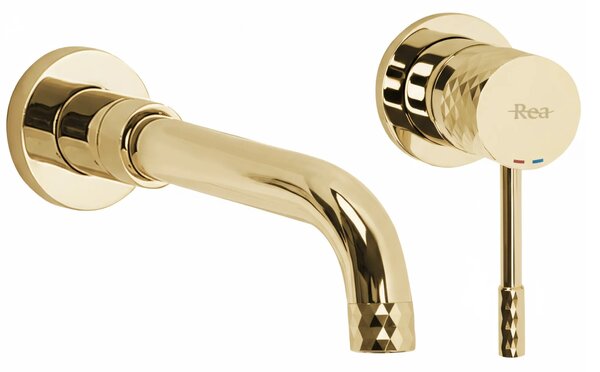 Rubinetto da incasso Rea Lungo Diamond Gold + BOX