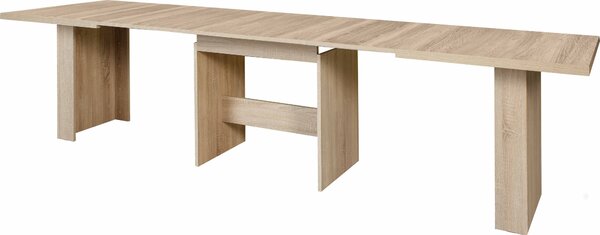 Tavolo da pranzo allungabile per 6-12 persone in stile moderno in rovere Sonoma – DINING – 140-273 x 90 cm