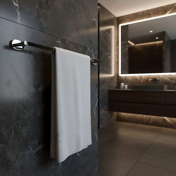 Portasciugamano da bagno Til 101 Chrome