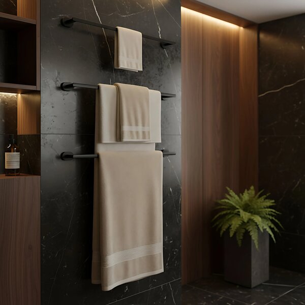 Portasciugamano da bagno Til 101 Black