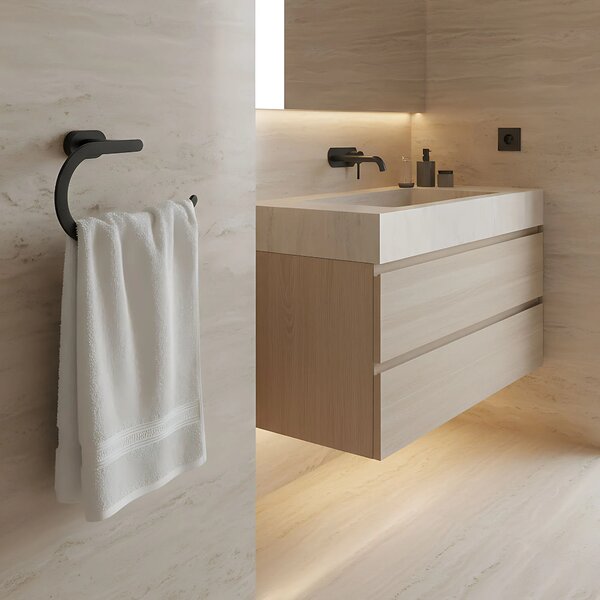 Portasciugamano da bagno 110 Til Black
