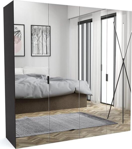Tappeto FURNLUX B Grigio 160cm / Colore principale: Grigio / Dimensioni: 160 x 60 x 205 cm
