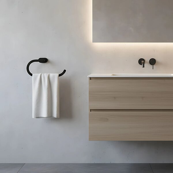 Portasciugamano da bagno 110 Til Black