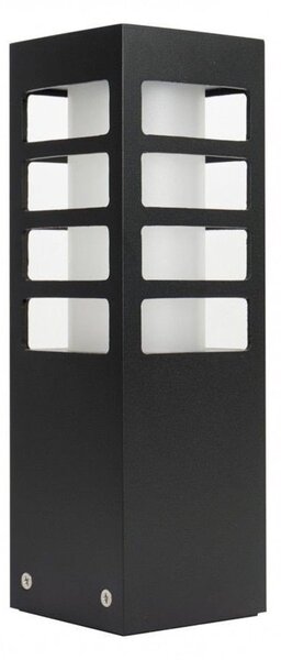 Paletto da giardino 25 cm 1xE27 nero IP54 SU-MA RADO RADO III 3 BL