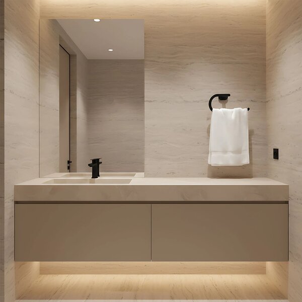 Portasciugamano da bagno 110 Til Black