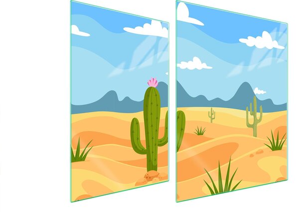 Piastra Di Protezione In Vetrina Per Cactus 70X52