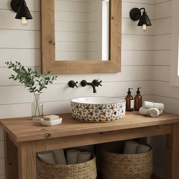 Lavabo da appoggio Rea Stefania