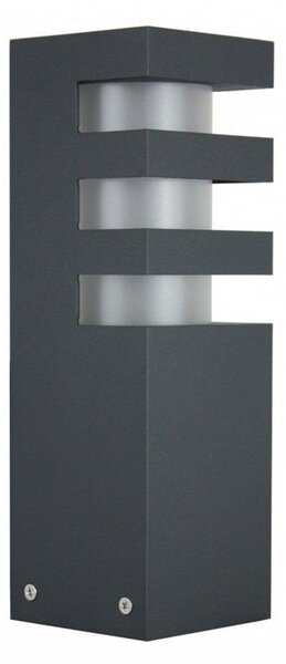 Paletto da giardino 25 cm 1xE27 grigio scuro IP54 SU-MA RADO RADO 3 DG