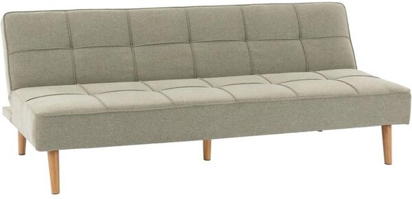 Divano letto - 4 posti - JULIE - Tessuto Olive - 180 x 72 x 72 cm