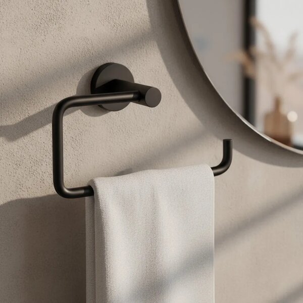 Portasciugamano da bagno 5610 Leo Black
