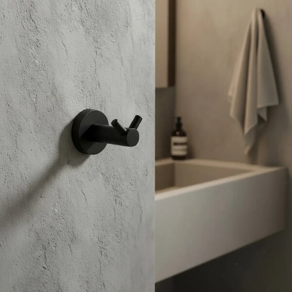 Portasciugamano da bagno 5605 Leo Black