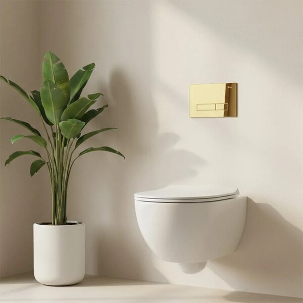 Pulsante per supporto set da incasso WC Rea HD K011A-Q e Slim 024N Gold